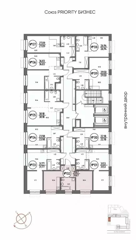 1-к кв. Иркутская область, Иркутск Макс жилой комплекс (31.67 м) - Фото 2