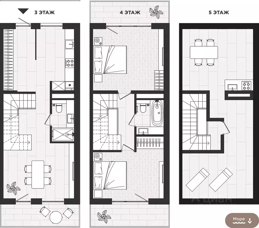 3-к кв. Крым, Ялта 10-й мкр,  (158.0 м) - Фото 0