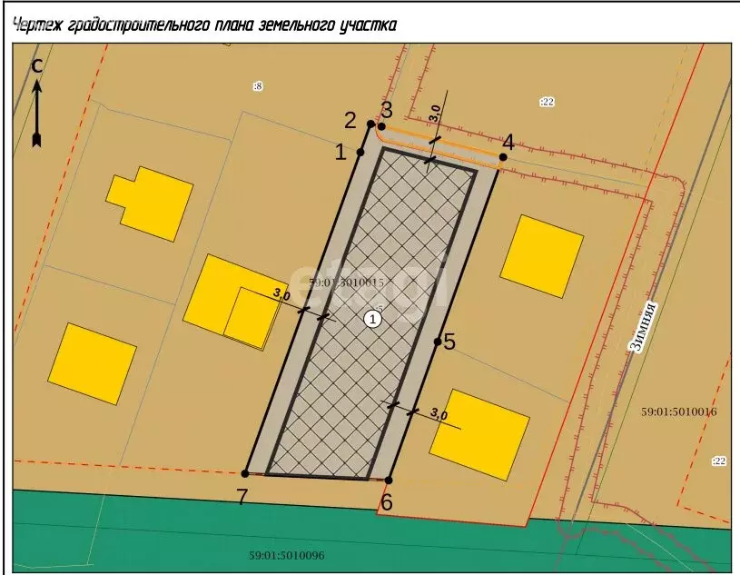 Участок в Пермь, жилой район Ново-Бродовский (10.4 м) - Фото 2
