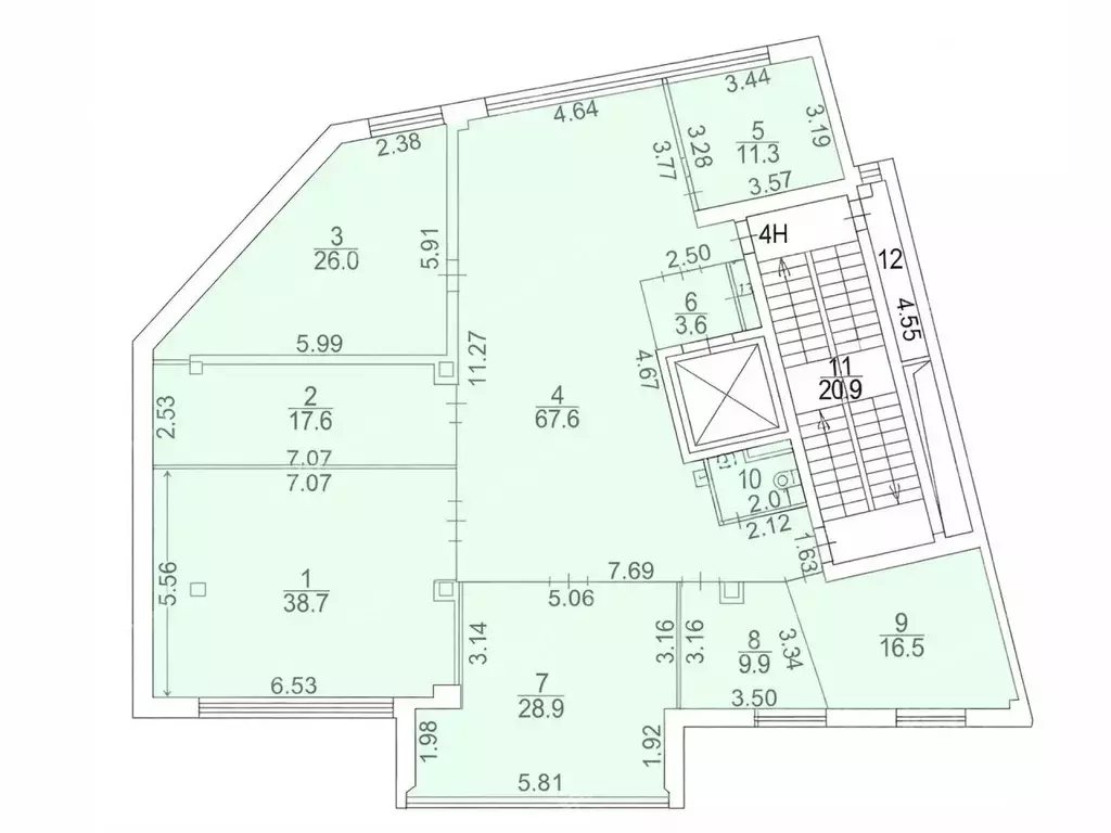 Офис в Москва Мясницкая ул., 50 (247 м) - Фото 2