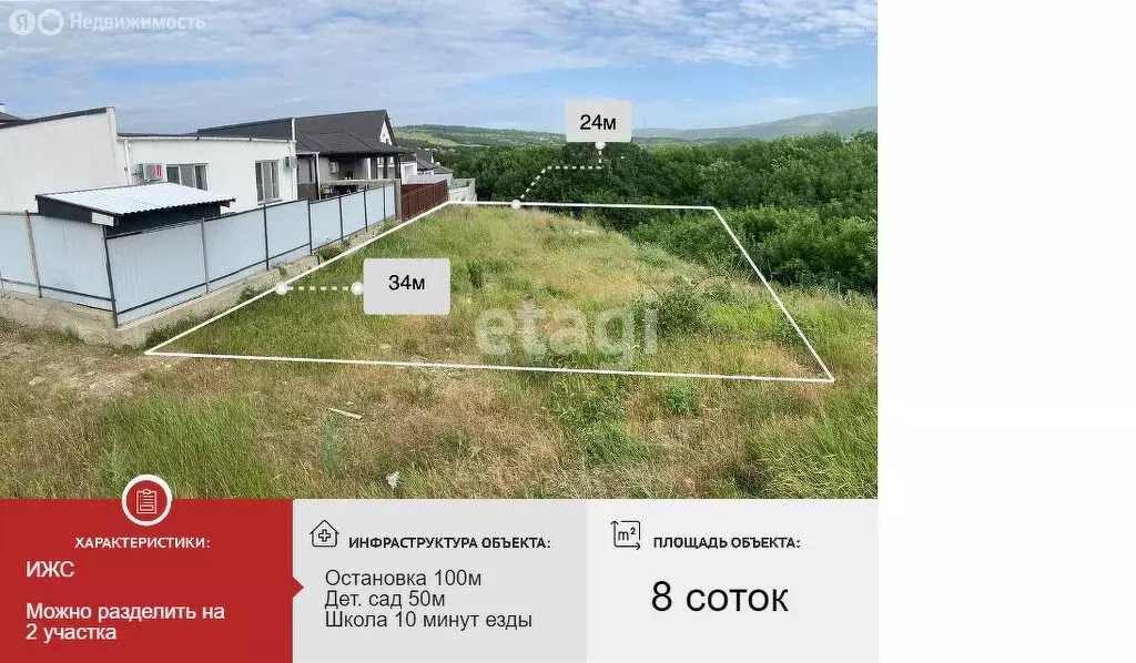 Участок в Краснодарский край, городской округ Новороссийск, село ... - Фото 0