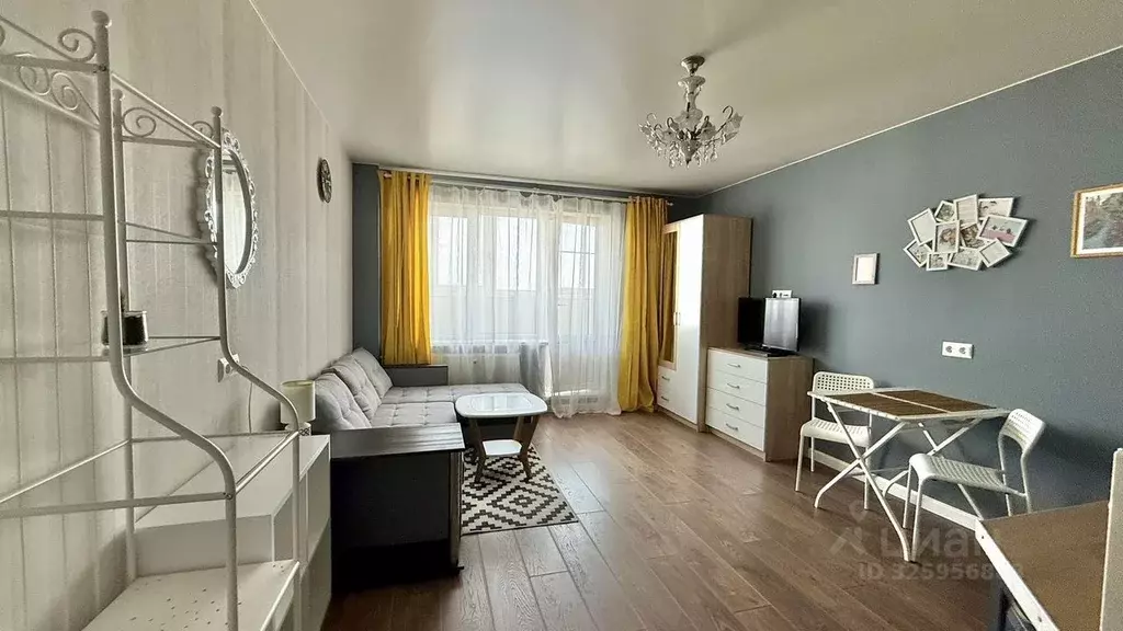 Студия Санкт-Петербург пос. Шушары, ул. Валдайская, 1 (24.0 м) - Фото 1