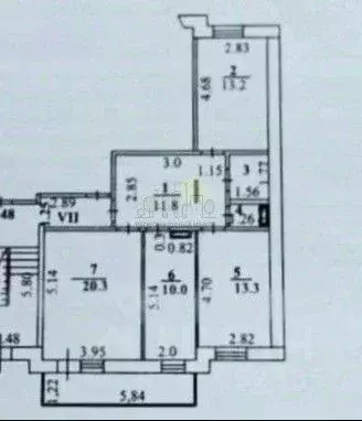 3-к кв. Иркутская область, Иркутск ул. Мичурина, 7/1 (78.0 м) - Фото 1