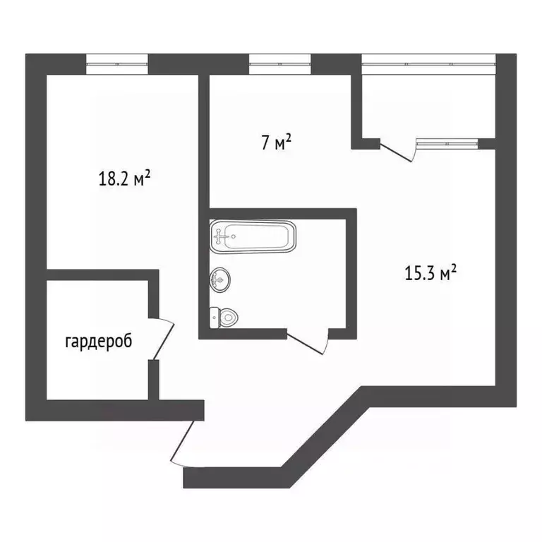 2-к кв. Владимирская область, Ковров ул. 3-го Интернационала, 31 (53.4 ... - Фото 1