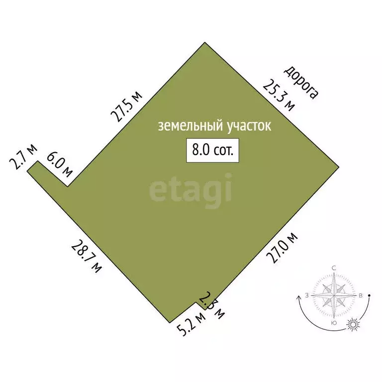 Участок в Тобольск, улица Ленина (8 м) - Фото 1