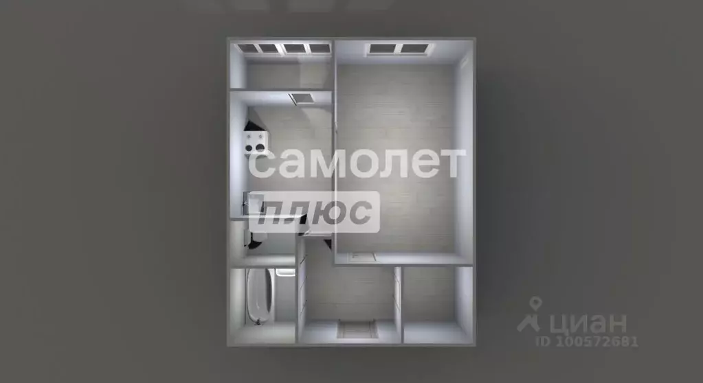 1-к кв. Московская область, Подольск Ленинградская ул., 11 (43.9 м) - Фото 2