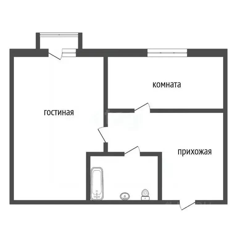 2-к кв. Красноярский край, Красноярск городской округ, пос. Солонцы ... - Фото 2