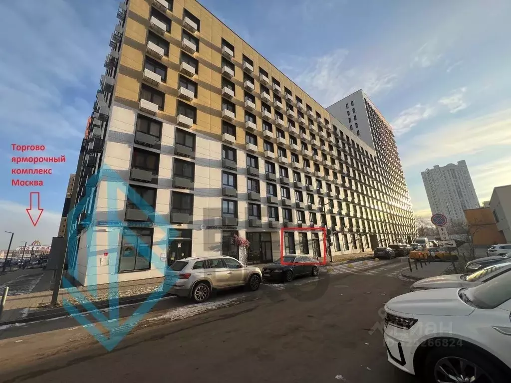Торговая площадь в Москва Цимлянская ул., 3к2 (128 м) - Фото 1