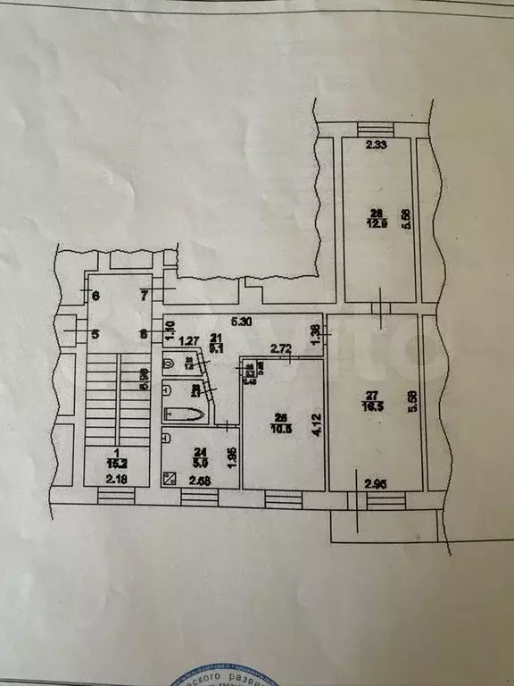 3-к. квартира, 57,3 м, 2/5 эт. - Фото 0