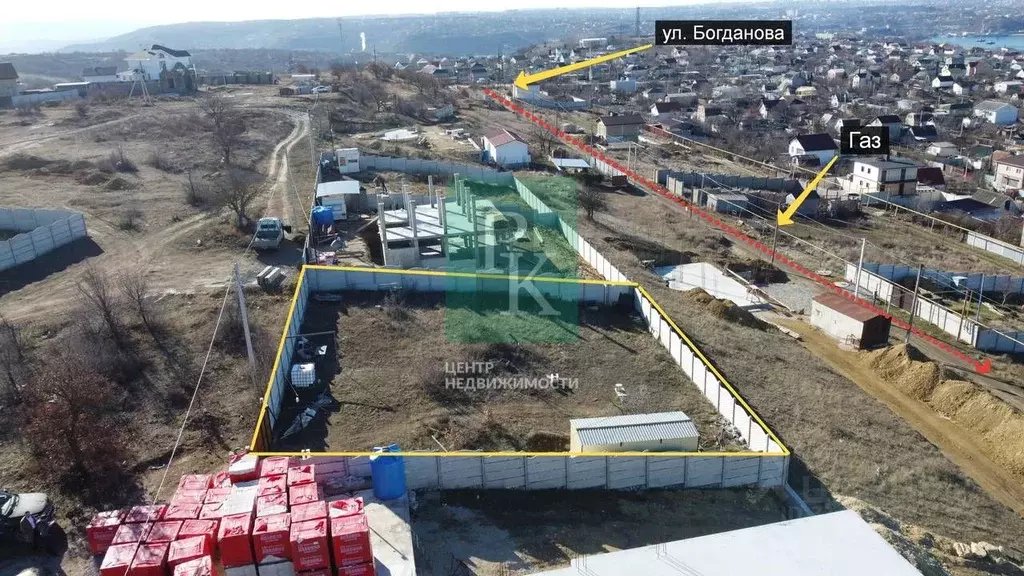 Участок в Севастополь пер. Катальповый, 18 (6.4 сот.) - Фото 1