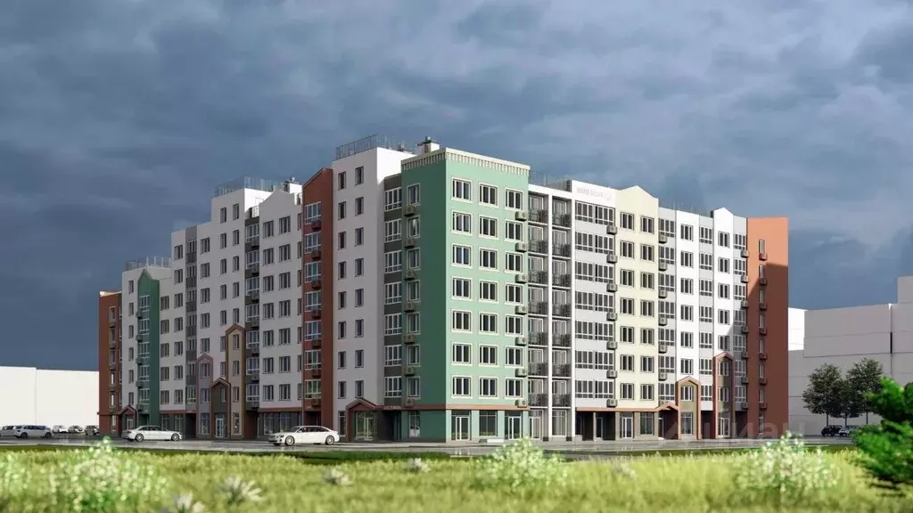 2-к кв. Тюменская область, Тюмень ул. Алексея Сергиенко, 1 (67.9 м) - Фото 1