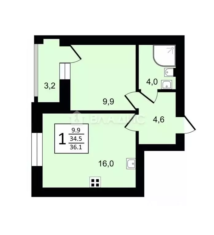 1-к кв. Владимирская область, Суздаль Советская ул., 18 (36.1 м) - Фото 1