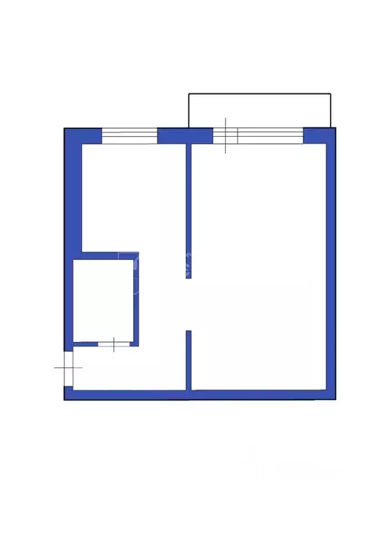 1-к кв. Кемеровская область, Ленинск-Кузнецкий просп. Кирова, 83А ... - Фото 2