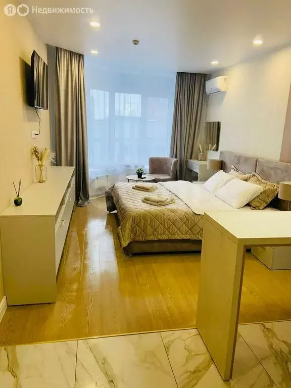 Квартира-студия: Красноярск, улица Партизана Железняка, 38 (31 м) - Фото 2