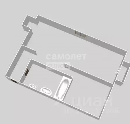1-к кв. Ульяновская область, Ульяновск ул. Жуковского, 69 (32.3 м) - Фото 1