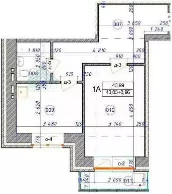 1-комнатная квартира: Черногорск, улица Генерала Тихонова, 37В (43.99 ... - Фото 2