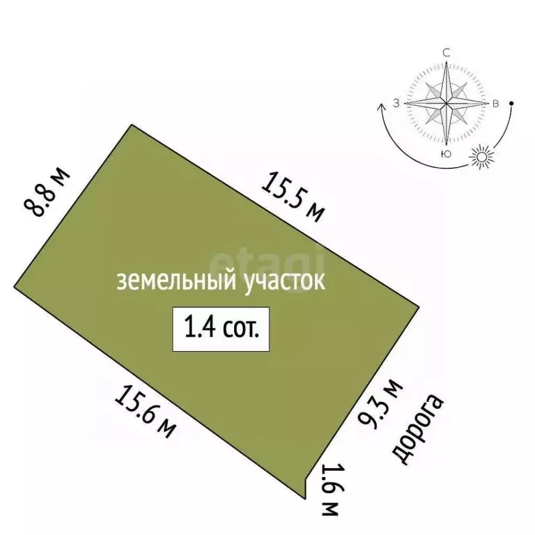 Участок в Ростовская область, Ростов-на-Дону Садовод-Любитель садовое ... - Фото 2