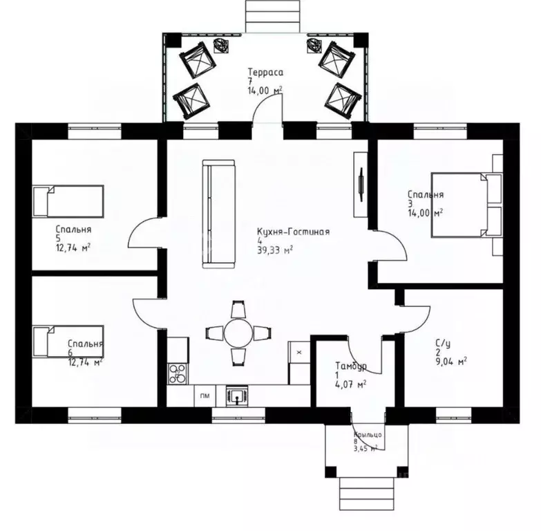 Коттедж в Липецкая область, Липецкий муниципальный округ, с. Троицкое  ... - Фото 2