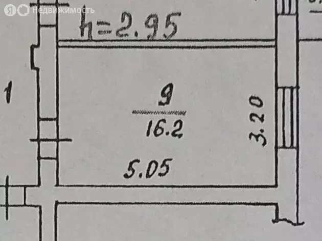 1к в 3-комнатной квартире (16.2 м) - Фото 2