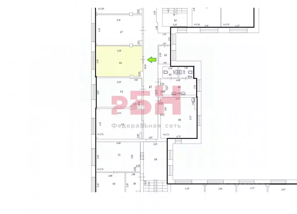 Офис в Свердловская область, Екатеринбург ул. Белинского, 34 (24 м) - Фото 1