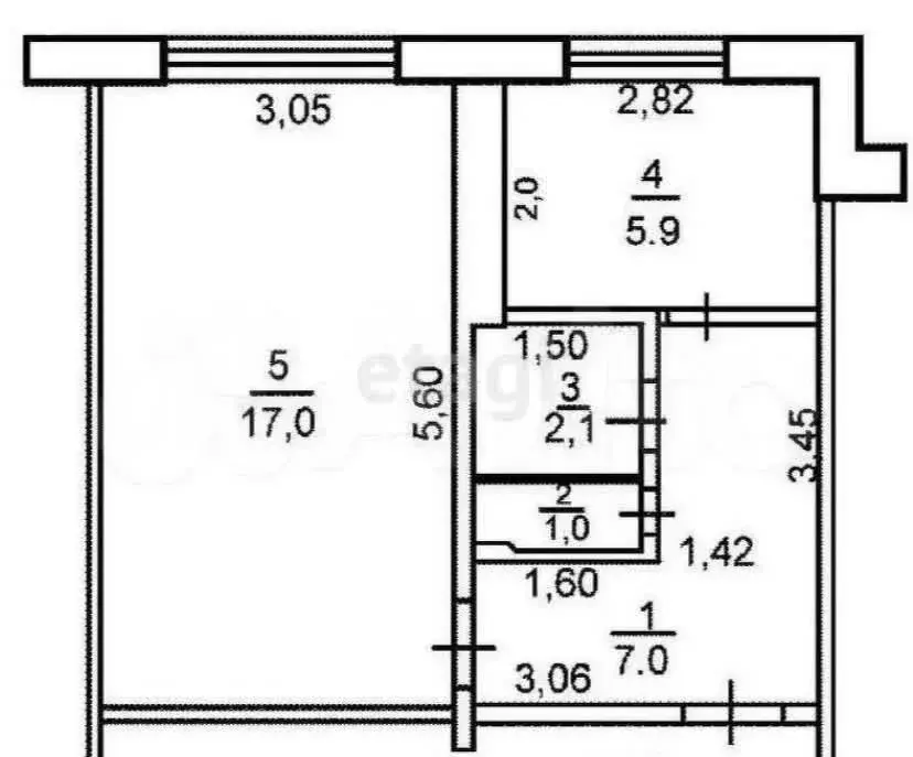 1-комнатная квартира: Оренбург, Промысловый проезд, 6 (33 м) - Фото 1
