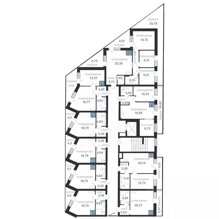 2-к кв. Калининградская область, Балтийск  (50.6 м) - Фото 1