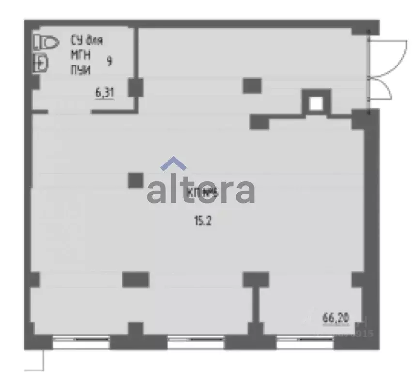 Помещение свободного назначения в Татарстан, Казань ул. Александра ... - Фото 2