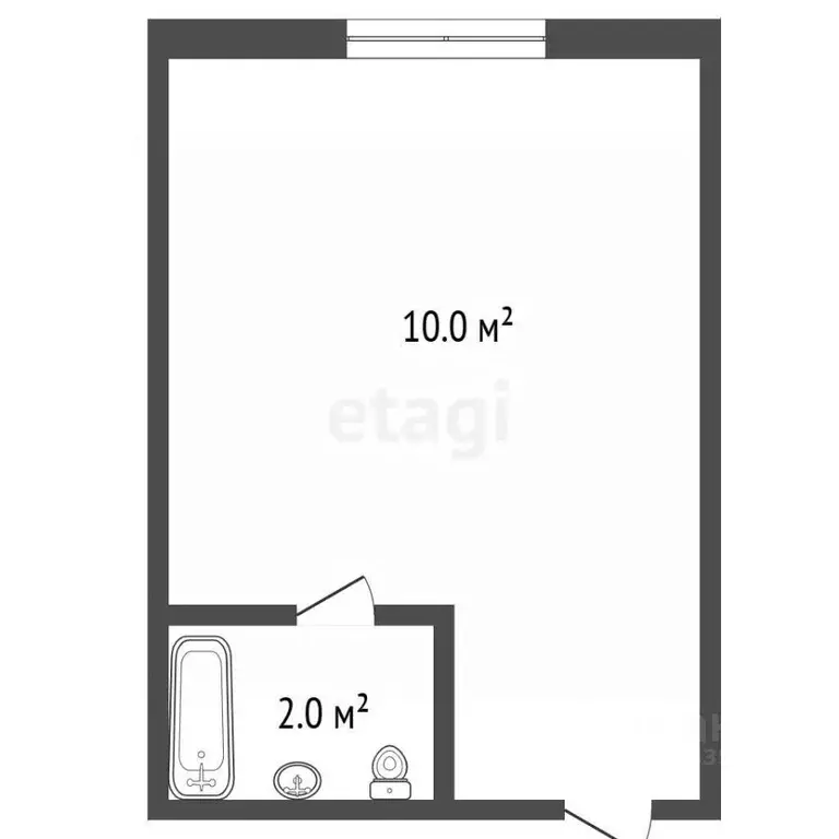 Студия Краснодарский край, Анапа ул. Шевченко, 22А (12.0 м) - Фото 2
