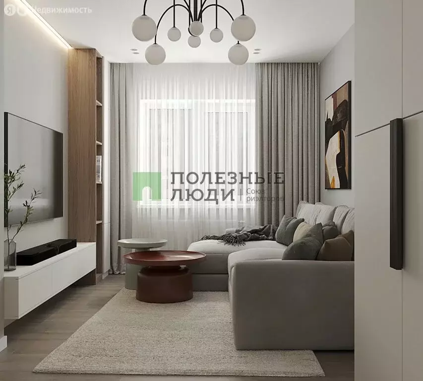 1-комнатная квартира: Октябрьский, 9А (36 м) - Фото 0