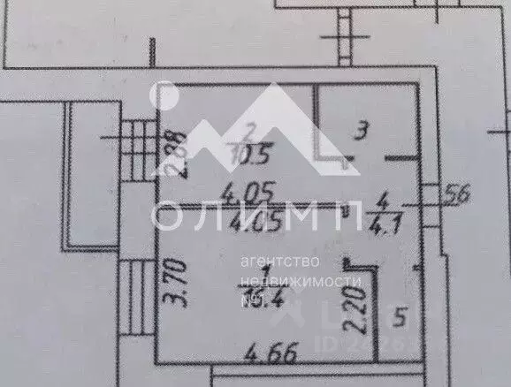 1-к кв. Вологодская область, Вологда ул. Карла Маркса (39.0 м) - Фото 2