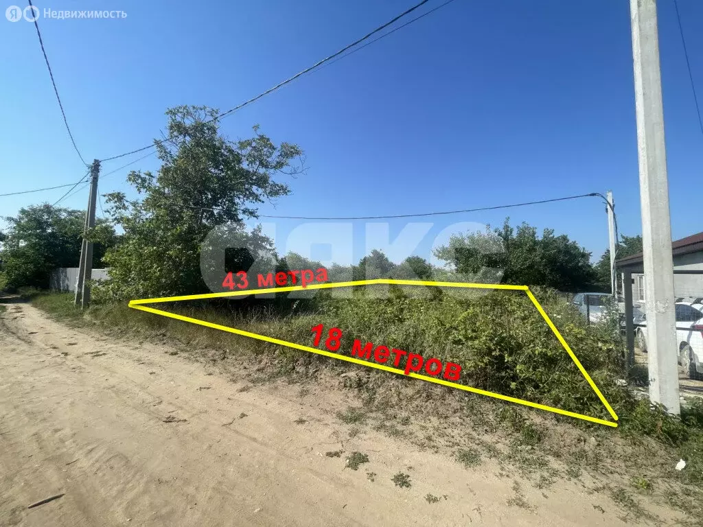Участок в Темрюк, СОТ Автомобилист, Ореховая улица, 67 (7.9 м) - Фото 0