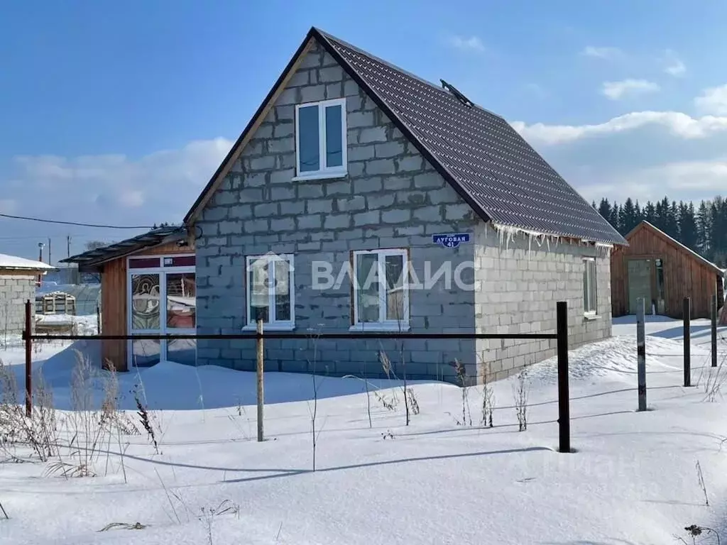 Дом в Пермский край, д. Малый Буртым ул. Луговая, 41 (44 м) - Фото 0