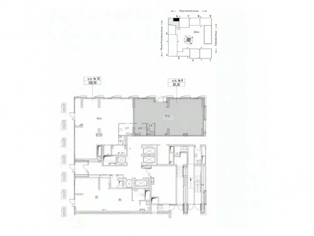 Торговая площадь в Москва Озерная ул., 42 (85 м) - Фото 2