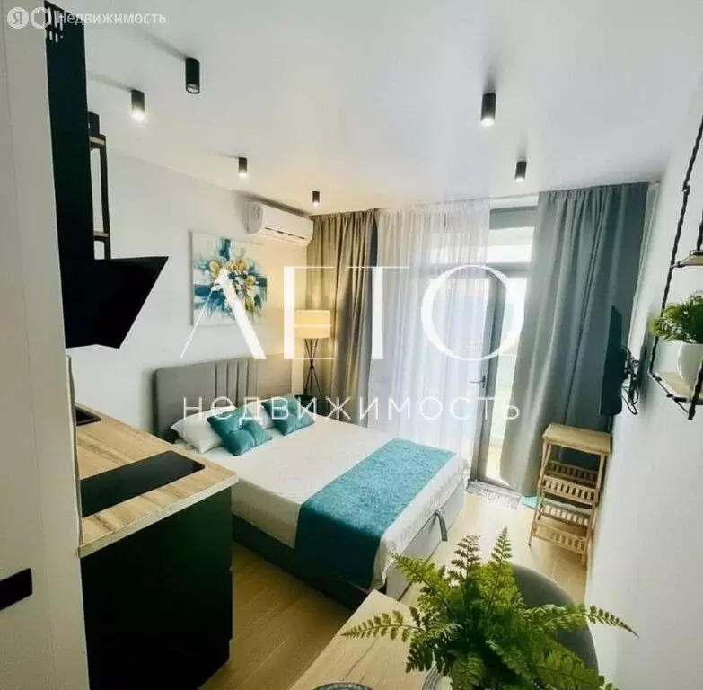 Квартира-студия: Сочи, микрорайон Бытха, Ясногорская улица, 16/2к7 (18 ... - Фото 1