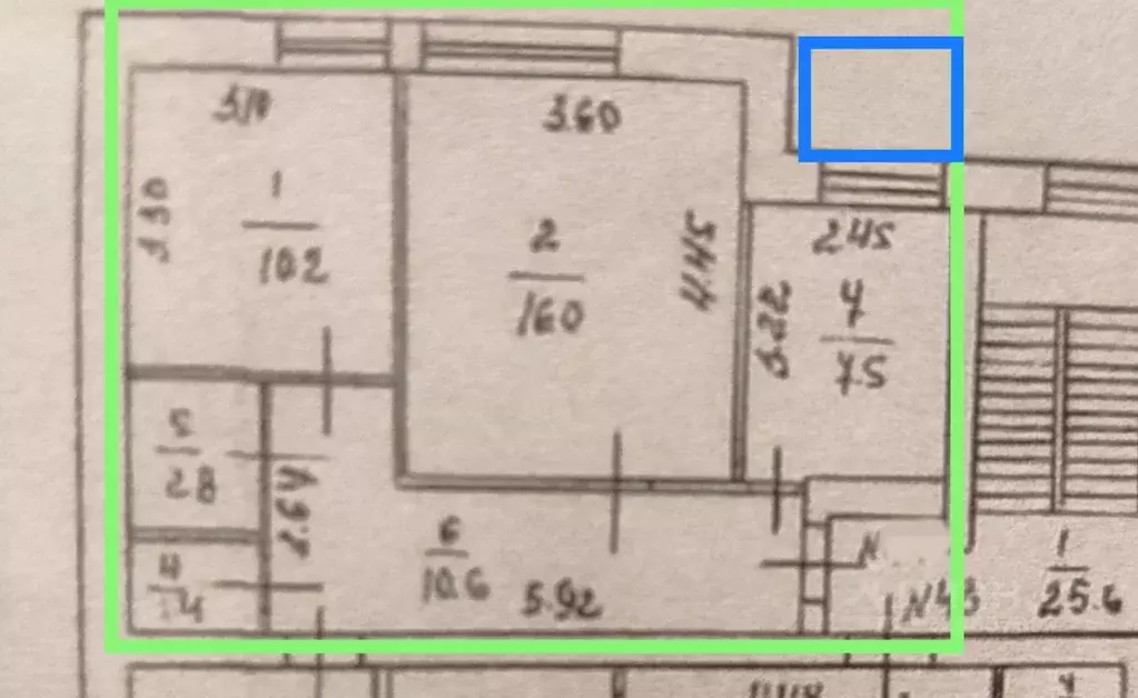 3-к кв. Смоленская область, Смоленск Нарвская ул., 21к2 (61.7 м) - Фото 2