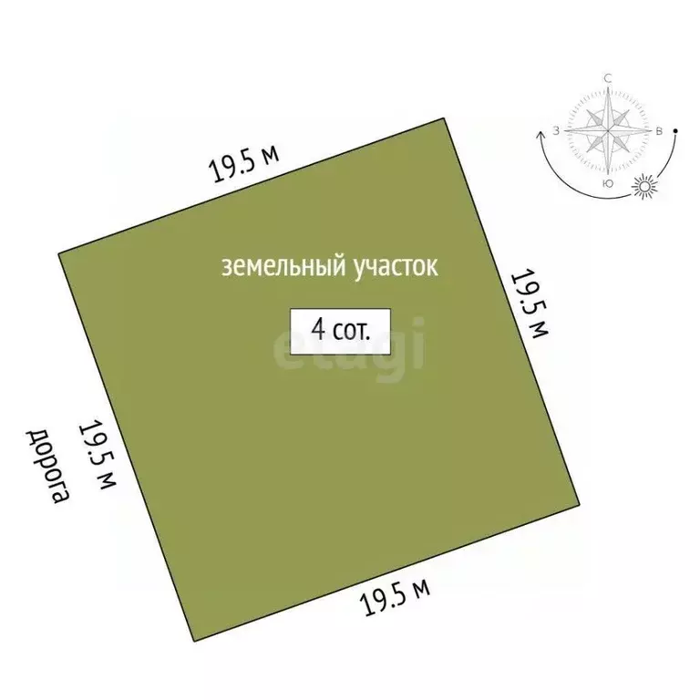 Участок в Тюменская область, Тюменский муниципальный округ, ... - Фото 2