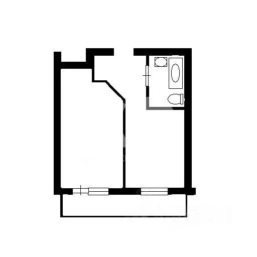1-к кв. Новосибирская область, Новосибирск ул. Ивана Севастьянова, 9 ... - Фото 2