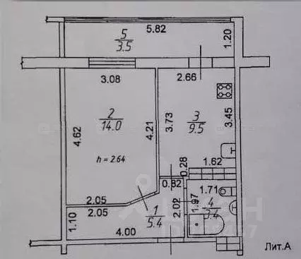 1-к кв. Татарстан, Лаишевский район, с. Габишево Советская ул., 4А ... - Фото 2