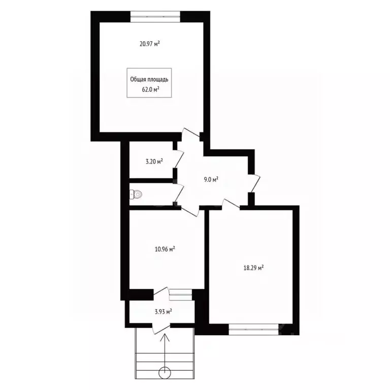 Офис в Новосибирская область, Бердск ул. Рогачева, 20А (62 м) - Фото 2