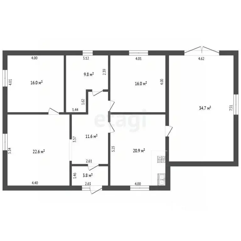 Дом в Ямало-Ненецкий АО, Новый Уренгой проезд Ялтинский, 51 (135 м) - Фото 1