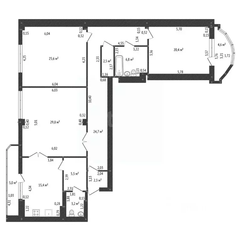 3-к кв. Башкортостан, Уфа ул. Пушкина, 45/2 (136.2 м) - Фото 1