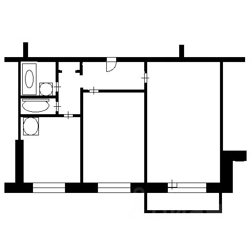 2-к кв. Новосибирская область, Новосибирск Переездная ул., 62 (41.0 м) - Фото 2