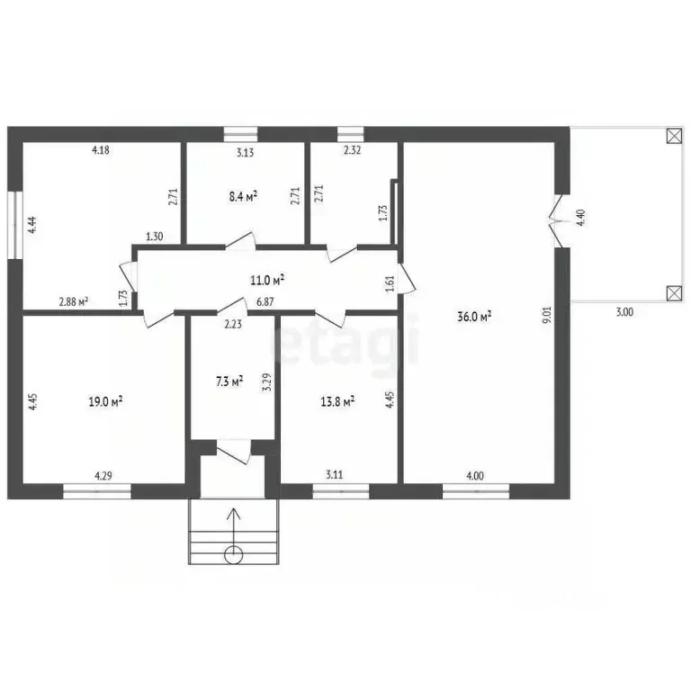 Дом в Ростовская область, Мясниковский район, Краснокрымское с/пос, ... - Фото 1