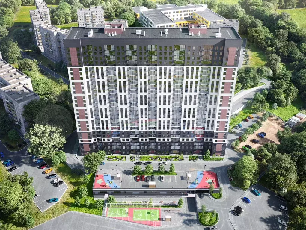 Квартира-студия, 33,1 м, 24/27 эт. - Фото 1
