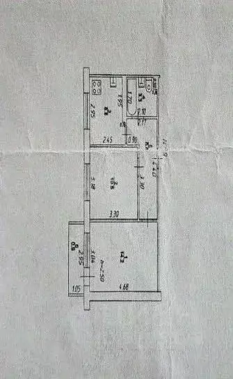 2-к кв. Татарстан, Казань ул. Гаврилова, 8 (44.0 м) - Фото 1