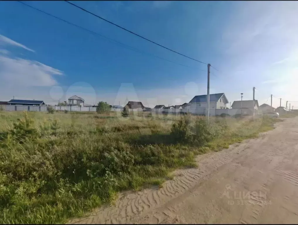 Участок в Тюменская область, Тюменский район, д. Ушакова, Молодежный ... - Фото 1