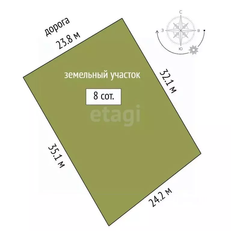 Участок в Тюменская область, Нижнетавдинский муниципальный округ, ... - Фото 2