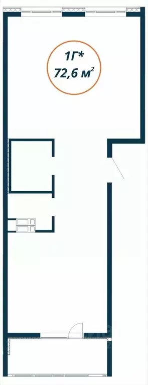 1-к кв. Приморский край, Находка  (72.6 м) - Фото 1