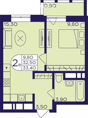 2-комнатная квартира: Балашиха, микрорайон Железнодорожный, улица ... - Фото 1