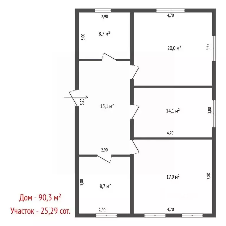 Дом в Свердловская область, Нижние Серги  (90 м) - Фото 2